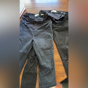 Madewell Black maternity skinny jeans bundle!madewelll blanqi size 25/0